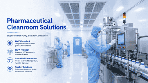 ISO Certified Cleanroom Design for Pharma and Healthcare