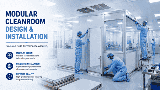 cleanrooms for vaccine research, cell culture labs, and biotech manufacturing