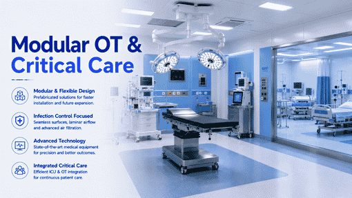Modular operation theatre setup