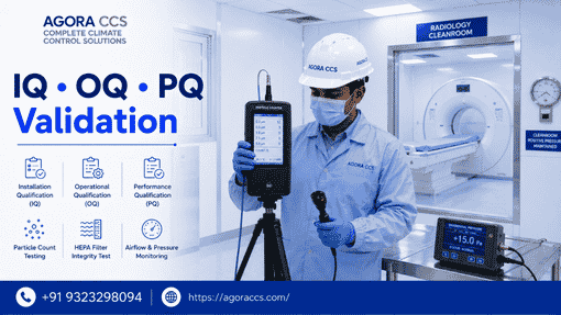 What ISO class is good for a radiology cleanroom
