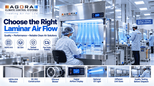 What is the cost of a laminar air flow unit in India
