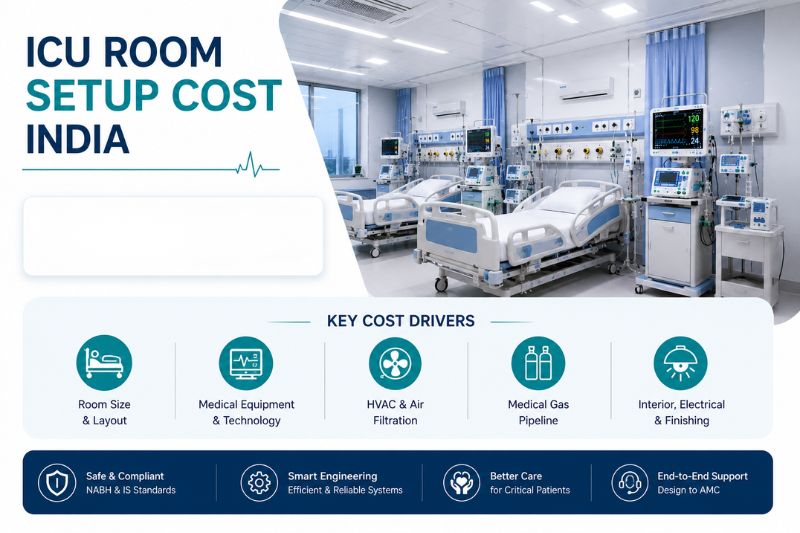 ICU Room Setup Cost India